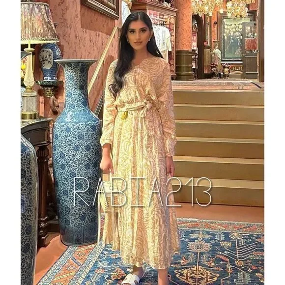 ZARA PRINTED FLOWY SKIRT - Picture 2 of 5